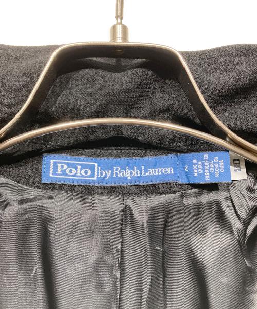 POLO RALPH LAUREN（ポロ・ラルフローレン）POLO RALPH LAUREN (ポロ・ラルフローレン) 金釦ウールロングコート ブラック サイズ:2の古着・服飾アイテム