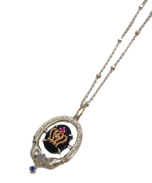 agete（アガット）agete (アガット) 35周年記念 　クラウンモチーフネックレス シルバーの古着・服飾アイテム