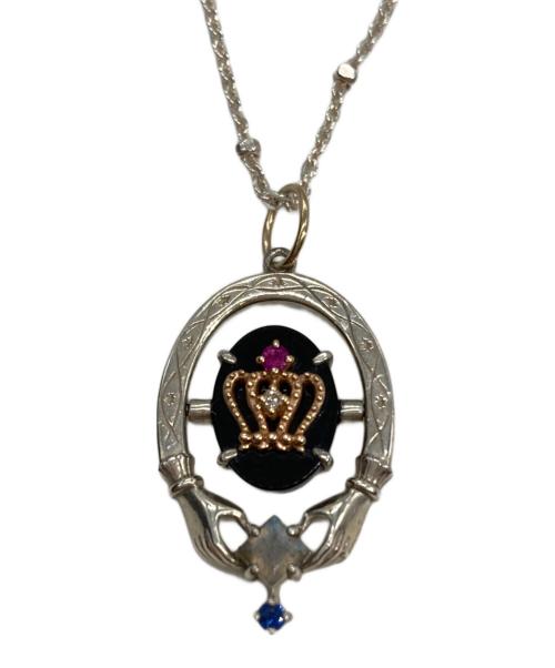 agete（アガット）agete (アガット) 35周年記念 　クラウンモチーフネックレス シルバーの古着・服飾アイテム