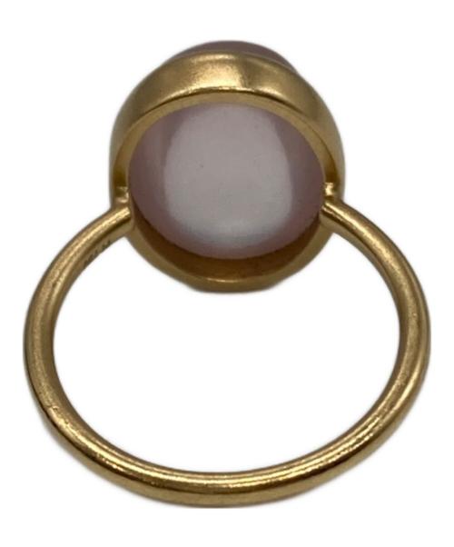 MARIHA（マリハ）MARIHA (マリハ) ローズクォーツ　アースドロップスリング ゴールド サイズ:10.5号の古着・服飾アイテム