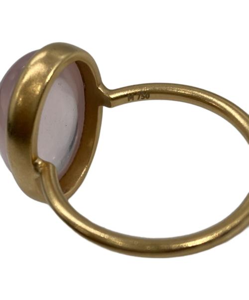 MARIHA（マリハ）MARIHA (マリハ) ローズクォーツ　アースドロップスリング ゴールド サイズ:10.5号の古着・服飾アイテム