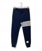 Thom Browneトムブラウン）の古着「4BAR クラシックスウェットパンツ」｜ネイビー