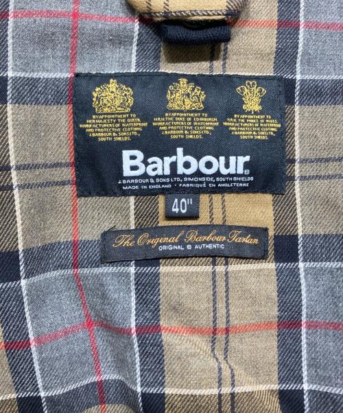 Barbour（バブアー）Barbour (バブアー) SL BORDERオイルドコート ブラック サイズ:40の古着・服飾アイテム