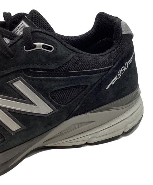 NEW BALANCE（ニューバランス）NEW BALANCE (ニューバランス) U990BL4 ローカットスニーカー ブラック サイズ:US10 1/2の古着・服飾アイテム