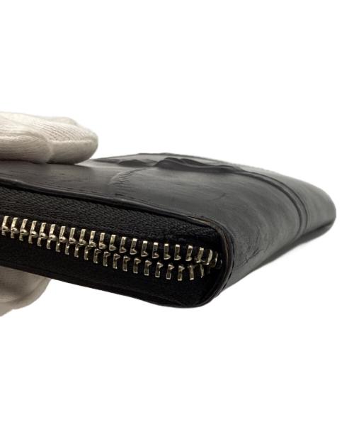 MIHARA YASUHIRO（ミハラヤスヒロ）MIHARA YASUHIRO (ミハラヤスヒロ) 炙り出し長財布 ブラックの古着・服飾アイテム