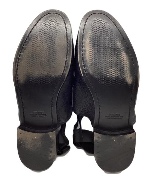 BED J.W. FORD（ベッドフォード）BED J.W. FORD (ベッドフォード) suicoke (スイコック) フリンジサンダル ブラック サイズ:UK9の古着・服飾アイテム