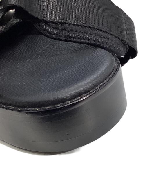 BED J.W. FORD（ベッドフォード）BED J.W. FORD (ベッドフォード) suicoke (スイコック) フリンジサンダル ブラック サイズ:UK9の古着・服飾アイテム