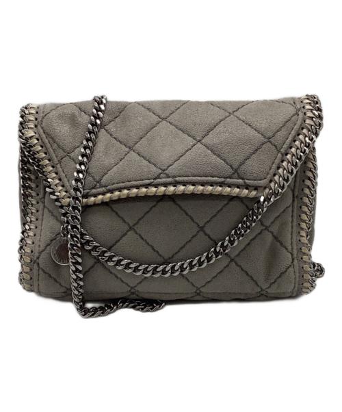STELLA McCARTNEY（ステラマッカートニー）STELLA McCARTNEY (ステラマッカートニー) ファラベラミニ キルティング ショルダーバッグ グレーの古着・服飾アイテム