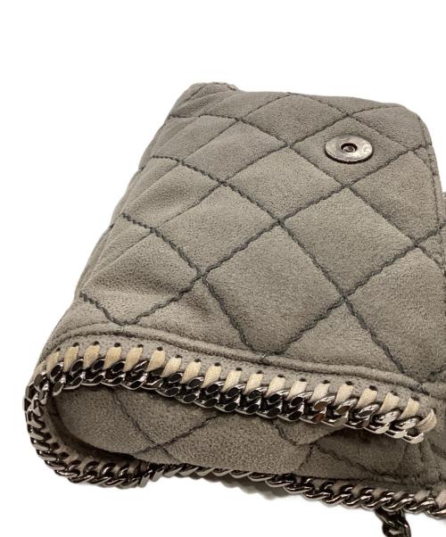 STELLA McCARTNEY（ステラマッカートニー）STELLA McCARTNEY (ステラマッカートニー) ファラベラミニ キルティング ショルダーバッグ グレーの古着・服飾アイテム