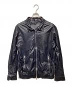 GIORGIO BRATOジョルジョブラッド）の古着「ラムレザージャケット」｜ブラック