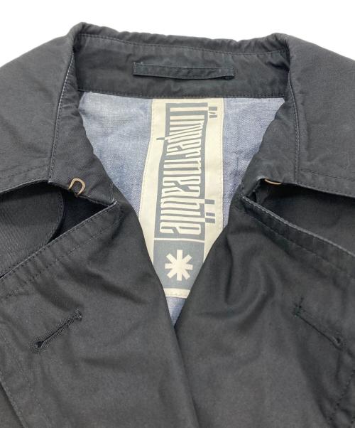 l'impermeabile（リンペルメアビレ）l'impermeabile (リンペルメアビレ) NELSON DONNA トレンチコート ネイビー サイズ:40の古着・服飾アイテム