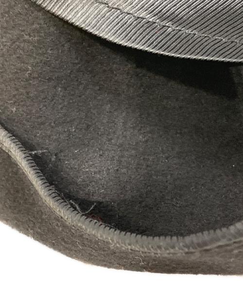 MIU MIU（ミュウミュウ）MIU MIU (ミュウミュウ) メルトン ダブル Pコート ブラック サイズ:42の古着・服飾アイテム