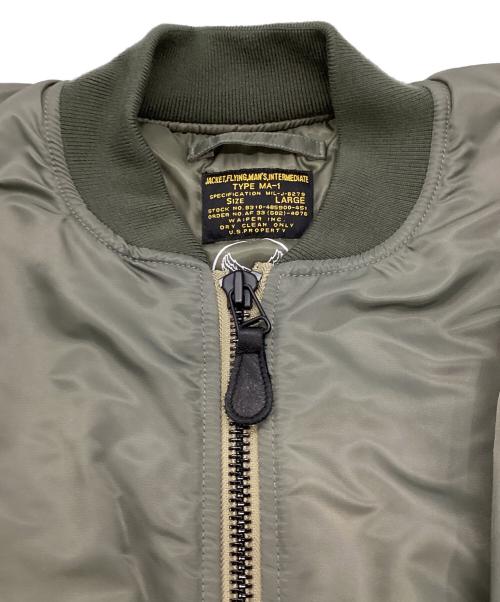waiper（ワイパー）waiper (ワイパー) MA-1ジャケット オリーブ サイズ:Lの古着・服飾アイテム