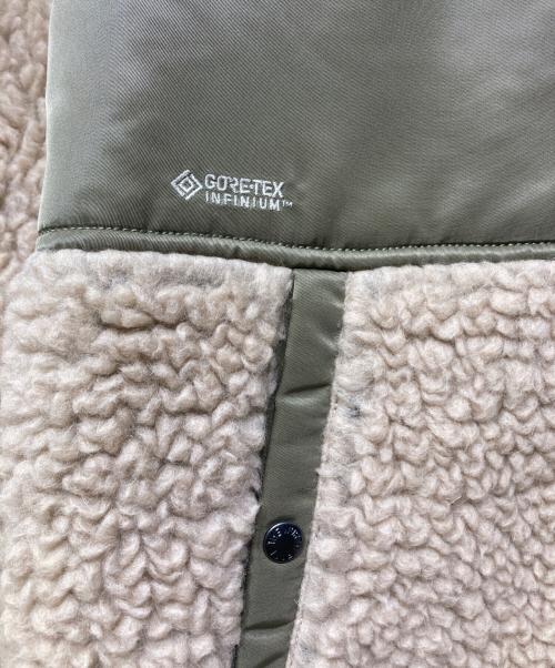 THE NORTHFACE PURPLELABEL（ザ・ノースフェイス パープルレーベル）THE NORTHFACE PURPLELABEL (ザ・ノースフェイス パープルレーベル) Wool Boa Fleece Denali Coat（ウール ボア フリース デニール コート) ベージュ×カーキ サイズ:XSの古着・服飾アイテム