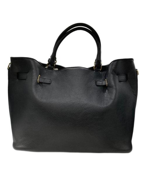Milos（ミロス）Milos (ミロス) 金具付きトート ブラックの古着・服飾アイテム