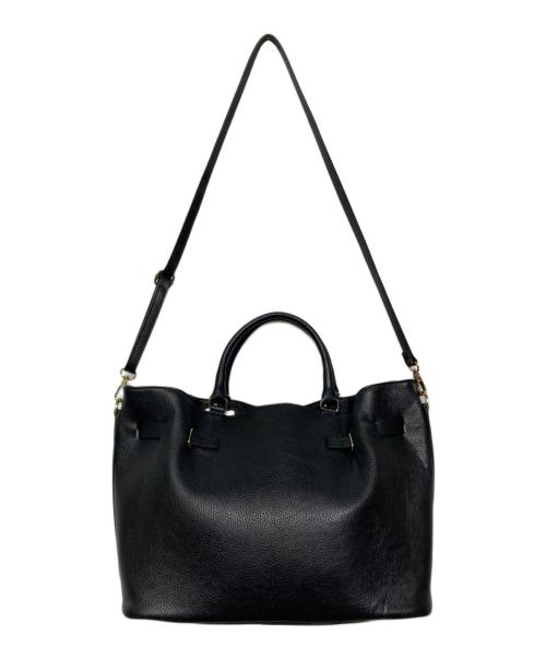 Milos（ミロス）Milos (ミロス) 金具付きトート ブラックの古着・服飾アイテム
