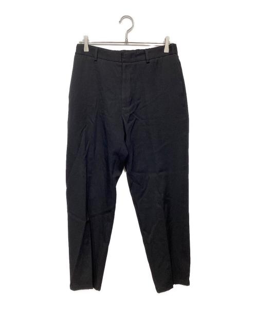 JIL SANDER（ジルサンダー）JIL SANDER (ジルサンダー) Wool Gabardine Trousers ブラック サイズ:46の古着・服飾アイテム