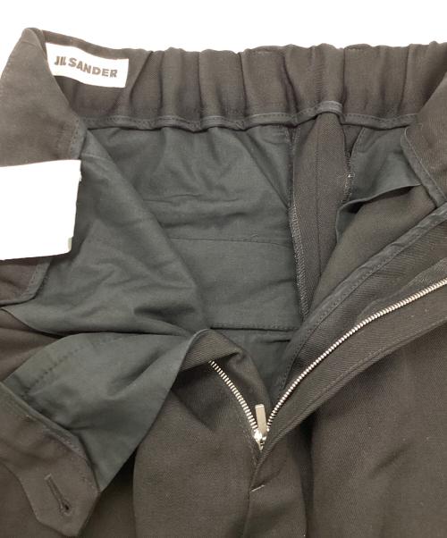 JIL SANDER（ジルサンダー）JIL SANDER (ジルサンダー) Wool Gabardine Trousers ブラック サイズ:46の古着・服飾アイテム