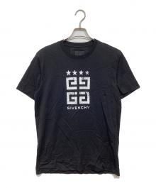 GIVENCHY（ジバンシィ）の古着「4G LOGO PRINTED COTTON T-SHIRT」｜ブラック