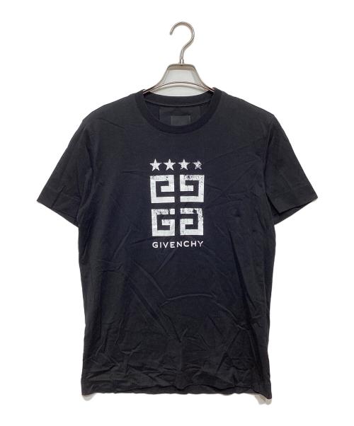 GIVENCHY（ジバンシィ）GIVENCHY (ジバンシィ) 4G LOGO PRINTED COTTON T-SHIRT ブラック サイズ:Mの古着・服飾アイテム