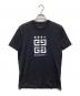 GIVENCHY（ジバンシィ）の古着「4G LOGO PRINTED COTTON T-SHIRT」｜ブラック