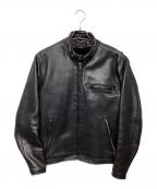 Schottショット）の古着「ライナー付シングルライダースジャケット　641」｜ブラック