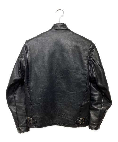 Schott（ショット）Schott (ショット) ライナー付シングルライダースジャケット　641 ブラック サイズ:38の古着・服飾アイテム