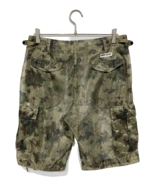 GENERAL RESEARCH（ジェネラルリサーチ）GENERAL RESEARCH (ジェネラルリサーチ) デジタル迷彩メッシュショーツ グリーン サイズ:Lの古着・服飾アイテム