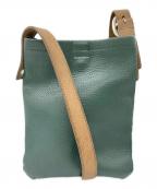HENDER SCHEMEエンダースキーマ）の古着「One Side Belt Bag Small」｜グリーン×ブラウン