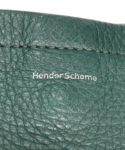 HENDER SCHEME（エンダースキーマ）HENDER SCHEME (エンダースキーマ) One Side Belt Bag Small グリーン×ブラウンの古着・服飾アイテム
