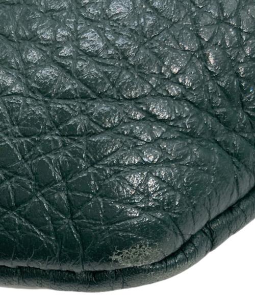 HENDER SCHEME（エンダースキーマ）HENDER SCHEME (エンダースキーマ) One Side Belt Bag Small グリーン×ブラウンの古着・服飾アイテム