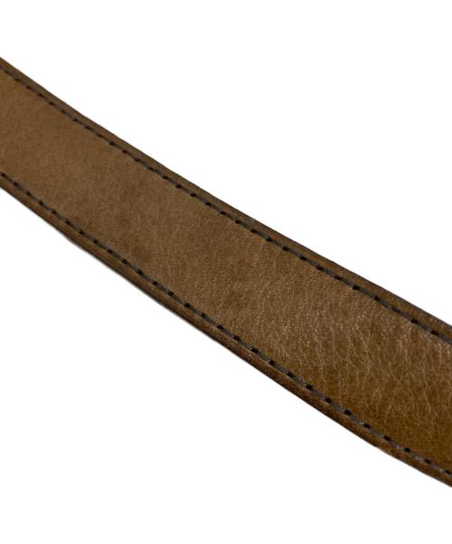 HENDER SCHEME（エンダースキーマ）HENDER SCHEME (エンダースキーマ) One Side Belt Bag Small グリーン×ブラウンの古着・服飾アイテム