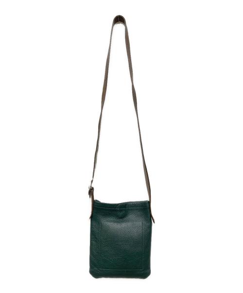 HENDER SCHEME（エンダースキーマ）HENDER SCHEME (エンダースキーマ) One Side Belt Bag Small グリーン×ブラウンの古着・服飾アイテム