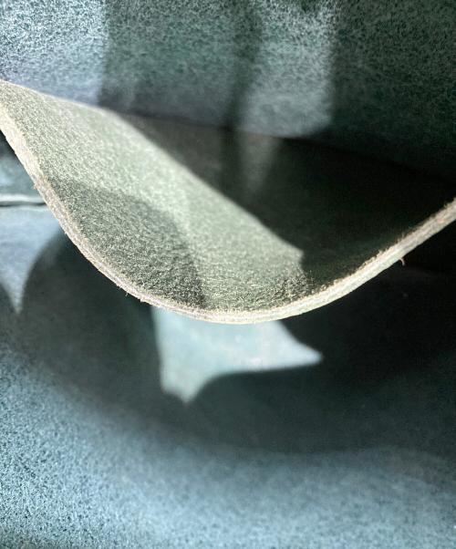 HENDER SCHEME（エンダースキーマ）HENDER SCHEME (エンダースキーマ) One Side Belt Bag Small グリーン×ブラウンの古着・服飾アイテム