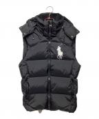 POLO RALPH LAURENポロ・ラルフローレン）の古着「ビッグポニー ダウンベスト」｜ブラック