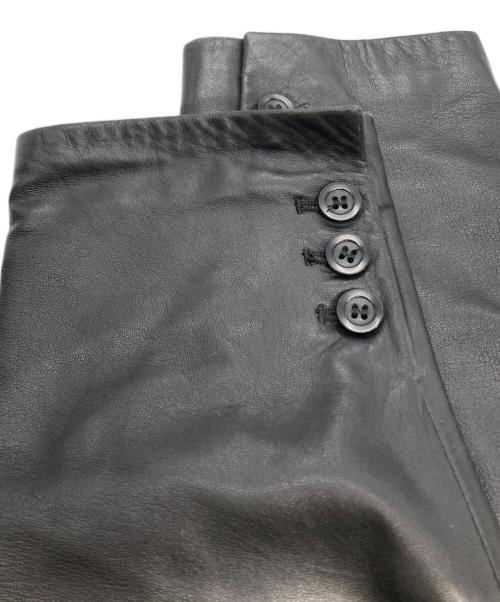 EMPORIO ARMANI（エンポリオ アルマーニ）EMPORIO ARMANI (エンポリオ アルマーニ) ラムレザー3Bジャケット ブラック サイズ:48の古着・服飾アイテム