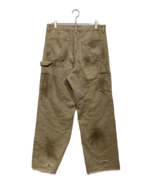 Vuja De（ヴジャデ）Vuja De (ヴジャデ) GUNTHER DESTROYED DOUBLE-KNEE PANTS ベージュ サイズ:Mの古着・服飾アイテム