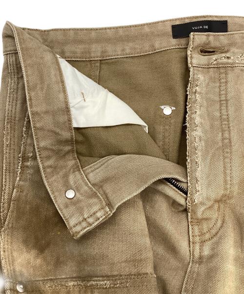 Vuja De（ヴジャデ）Vuja De (ヴジャデ) GUNTHER DESTROYED DOUBLE-KNEE PANTS ベージュ サイズ:Mの古着・服飾アイテム