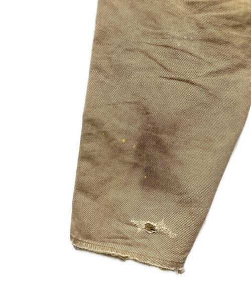 Vuja De（ヴジャデ）Vuja De (ヴジャデ) GUNTHER DESTROYED DOUBLE-KNEE PANTS ベージュ サイズ:Mの古着・服飾アイテム