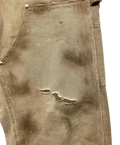 Vuja De（ヴジャデ）Vuja De (ヴジャデ) GUNTHER DESTROYED DOUBLE-KNEE PANTS ベージュ サイズ:Mの古着・服飾アイテム