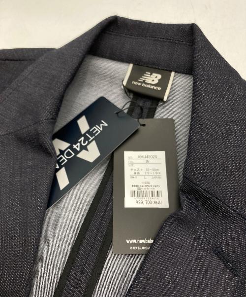NEW BALANCE（ニューバランス）NEW BALANCE (ニューバランス) Met24 Denim Single Jacket インディゴ サイズ:L 未使用品の古着・服飾アイテム