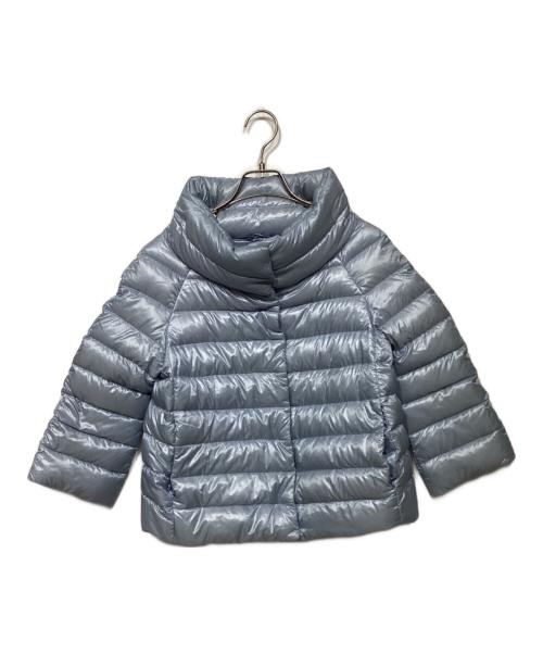 HERNO（ヘルノ）HERNO (ヘルノ) SOFIA　ショートダウンジャケット　PI0046DIC-12017-9004 スカイブルー サイズ:40の古着・服飾アイテム
