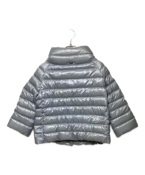 HERNO（ヘルノ）HERNO (ヘルノ) SOFIA　ショートダウンジャケット　PI0046DIC-12017-9004 スカイブルー サイズ:40の古着・服飾アイテム