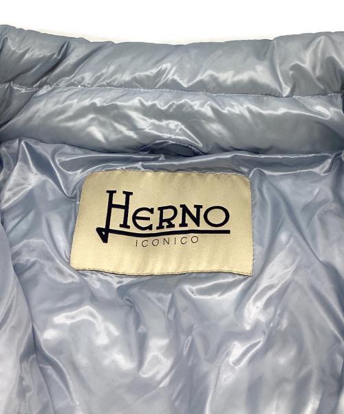 HERNO（ヘルノ）HERNO (ヘルノ) SOFIA　ショートダウンジャケット　PI0046DIC-12017-9004 スカイブルー サイズ:40の古着・服飾アイテム