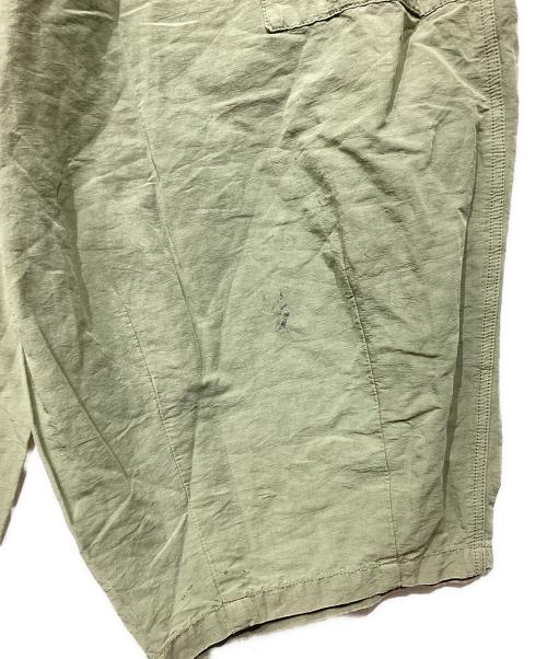 nest Robe（ネストローブ）nest Robe (ネストローブ) コットンリネン コクーンカーゴパンツ グリーン サイズ:Freeの古着・服飾アイテム