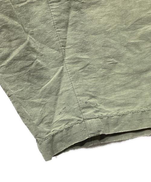 nest Robe（ネストローブ）nest Robe (ネストローブ) コットンリネン コクーンカーゴパンツ グリーン サイズ:Freeの古着・服飾アイテム