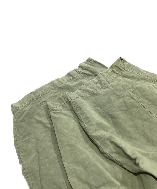 nest Robe（ネストローブ）nest Robe (ネストローブ) コットンリネン コクーンカーゴパンツ グリーン サイズ:Freeの古着・服飾アイテム