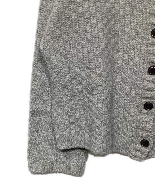nest Robe（ネストローブ）nest Robe (ネストローブ) ウールツイードニットカーディガン01233-1037 グレー サイズ:Freeの古着・服飾アイテム