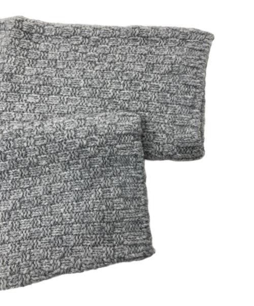 nest Robe（ネストローブ）nest Robe (ネストローブ) ウールツイードニットカーディガン01233-1037 グレー サイズ:Freeの古着・服飾アイテム