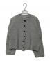 nest Robe（ネストローブ）の古着「ウールツイードニットカーディガン01233-1037」｜グレー